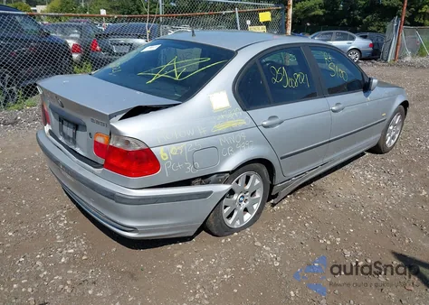 2000 BMW 323I из США, поврежденный, VIN WBAAM3341YKC72307